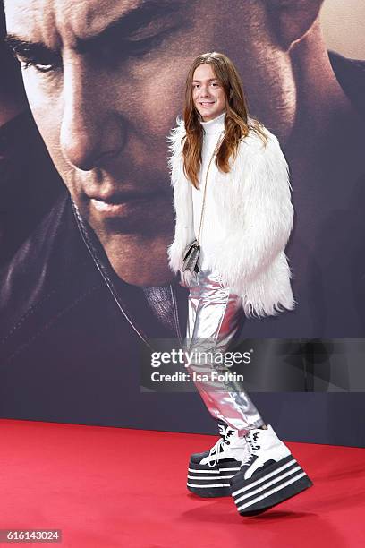 Blogger and Influencer Riccardo Simonetti attends the 'Jack Reacher: Never Go Back' Berlin Premiere at CineStar Sony Center Potsdamer Platz on...