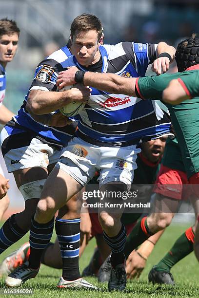 Craig Clare of was in action during the Heartland Meads Cup match between Wanganui and Wairarapa Bush on October 22, 2016 in Wanganui, New Zealand.