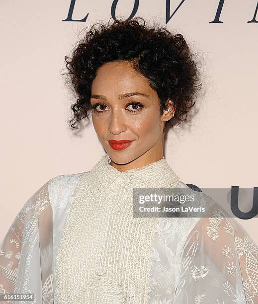 Actress Ruth Negga attends the premiere of "Loving" at Samuel Goldwyn Theater on October 20, 2016 in Beverly Hills, California.