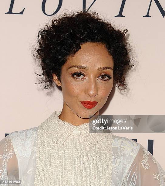 Actress Ruth Negga attends the premiere of "Loving" at Samuel Goldwyn Theater on October 20, 2016 in Beverly Hills, California.