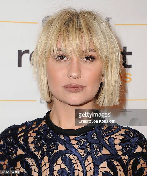 Actress Chelsea Kane arrives at the 2016 GLSEN Respect Awards at the Beverly Wilshire Four Seasons Hotel on October 21, 2016 in Beverly Hills,...