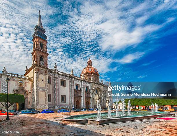 santa rosa de viterbo temple - queretaro, mexico - queretaro stock pictures, royalty-free photos & images