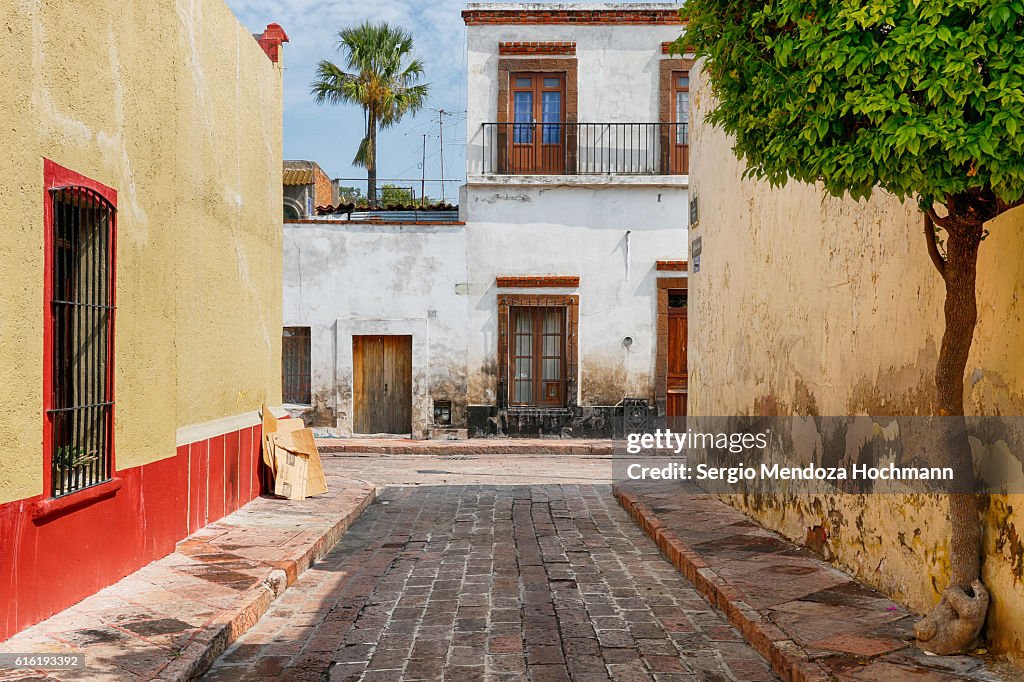 The streets of downtown Queretaro, Mexico