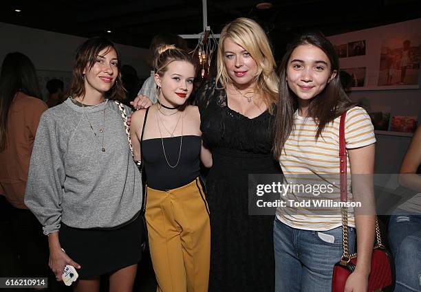 Gia Coppola, Ava Phillippe, Amanda de Cadenet and Rowan Blanchard attend the opening of #girlgaze: a frame of mind at Annenberg Space for Photography...