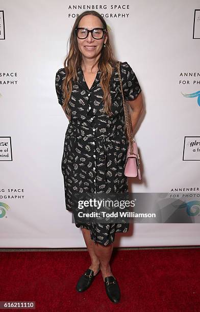 Jacqui Getty attends the opening of #girlgaze: a frame of mind at Annenberg Space for Photography Skylight Studios on October 21, 2016 in Los...