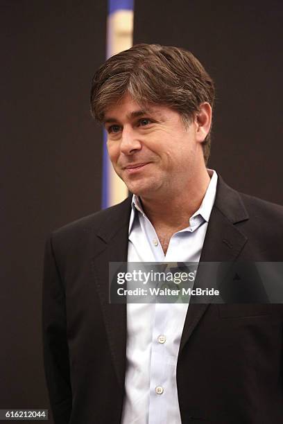 Glenn Slater during the open press rehearsal for "A Bronx Tale - The New Musical" at the New 42nd Street Studios on October 21, 2016 in New York City.