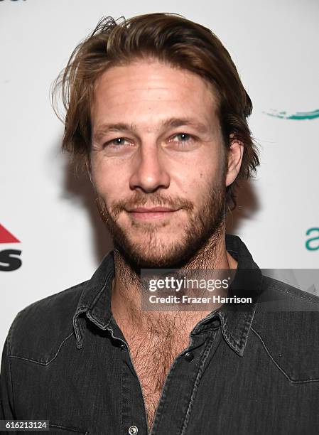 Actor Luke Bracey attends Australians In Film Presents "Hacksaw Ridge" Screening and Q&A With Melgibson and cast members at Ahrya Fine Arts Movie...