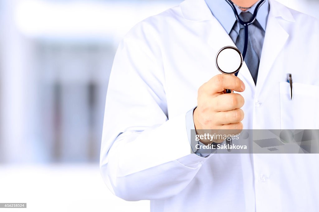 Doctor with stethoscope