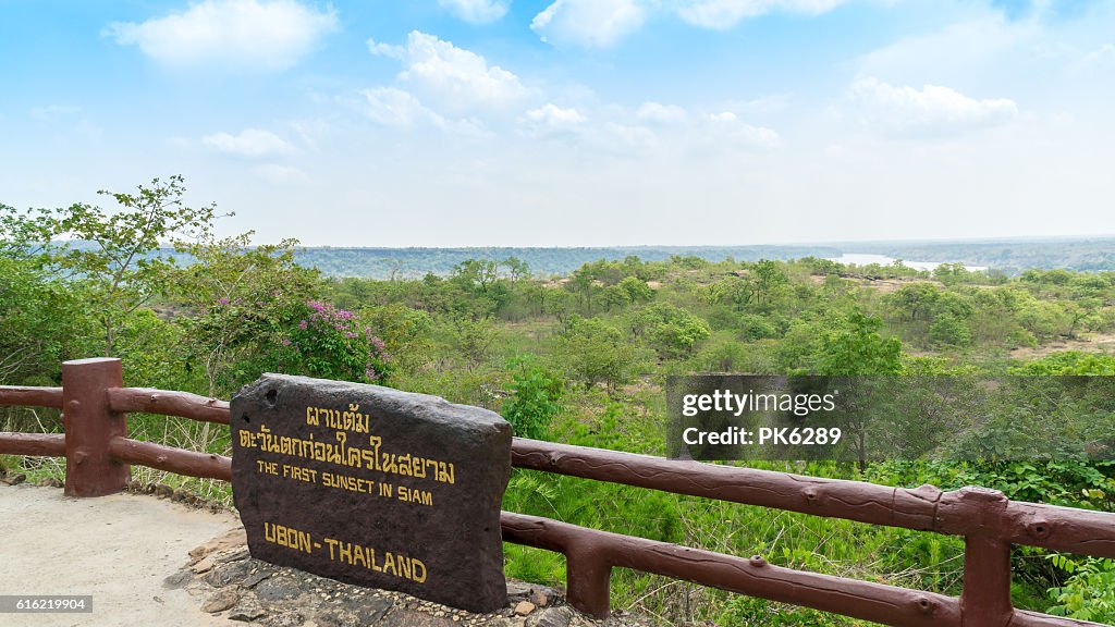 Viewpoint at Pha Taem National Park
