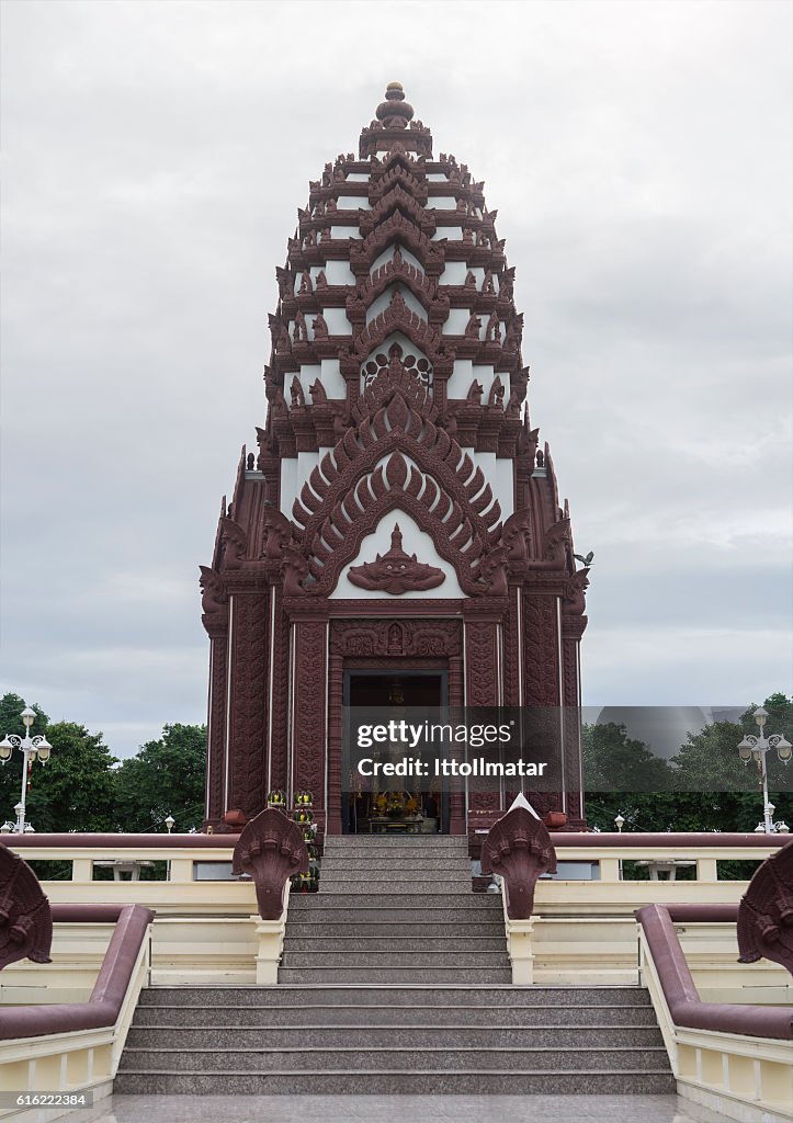 Der Säulenschrein der Provinz Prachuapkhirikhan,thailand