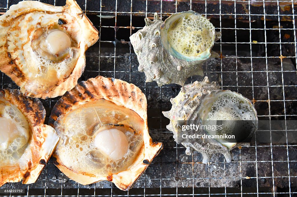 Meeresfrüchte-barbecue