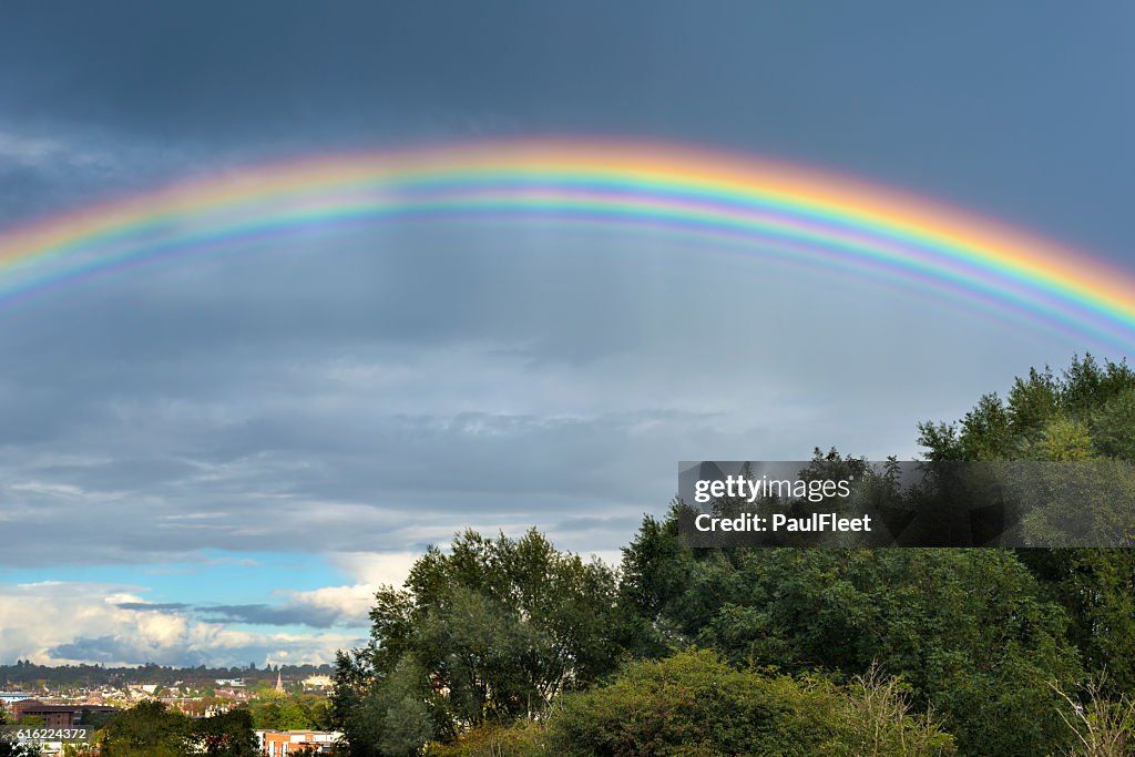 Rare Multiple Rainbow