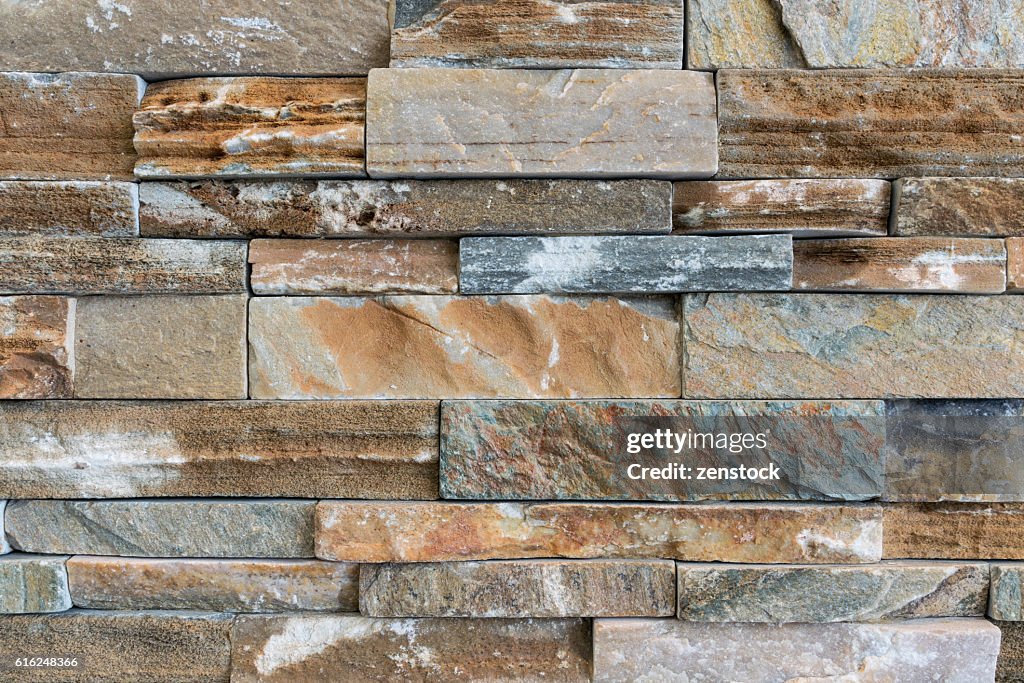 Stone brick texture wall background