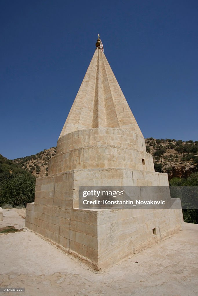 Dome of a Yazidi temple in North Iraq