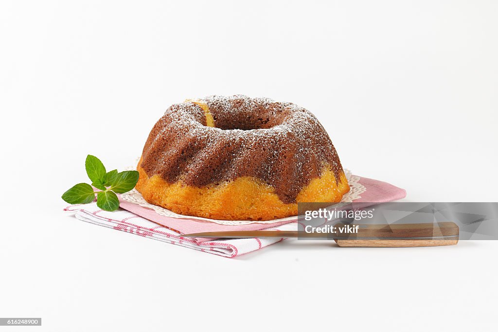 Marble bundt cake