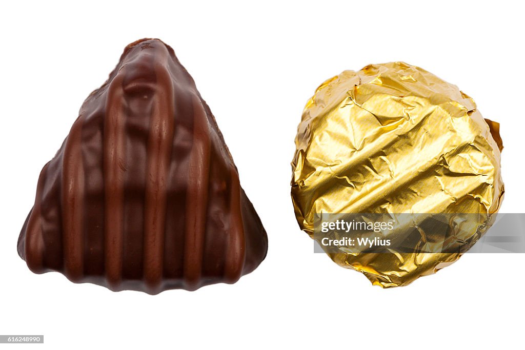 Two chocolate candies