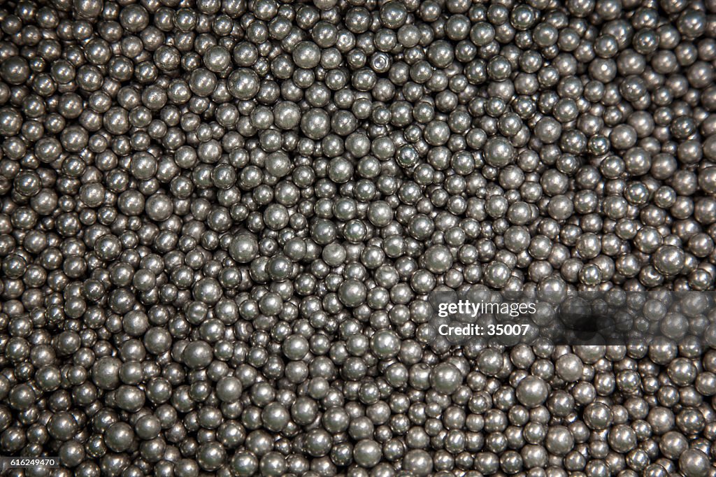 Pure nickel balls background