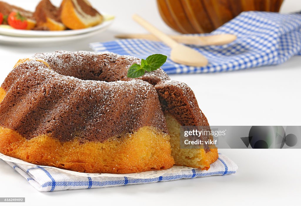 Marble bundt cake