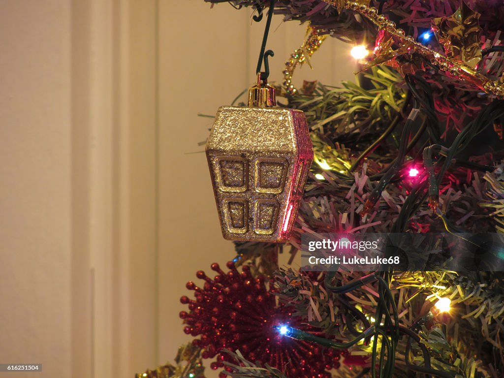 Christmas tree and Christmas decorations