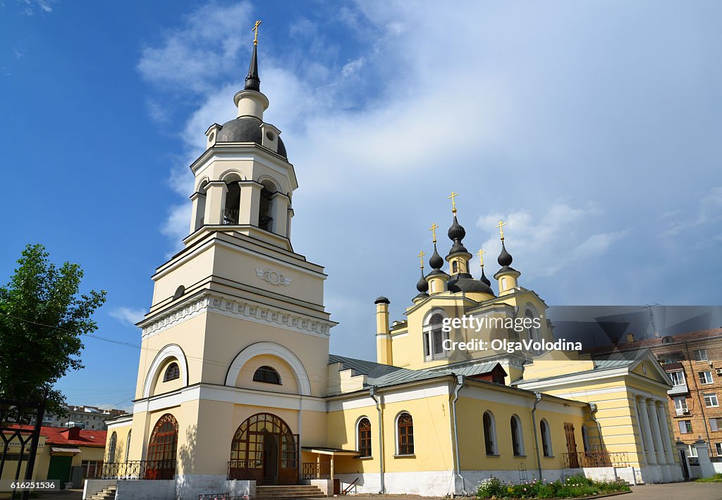 Iglesia de la Santísima Virgen en Moscú, Rusia