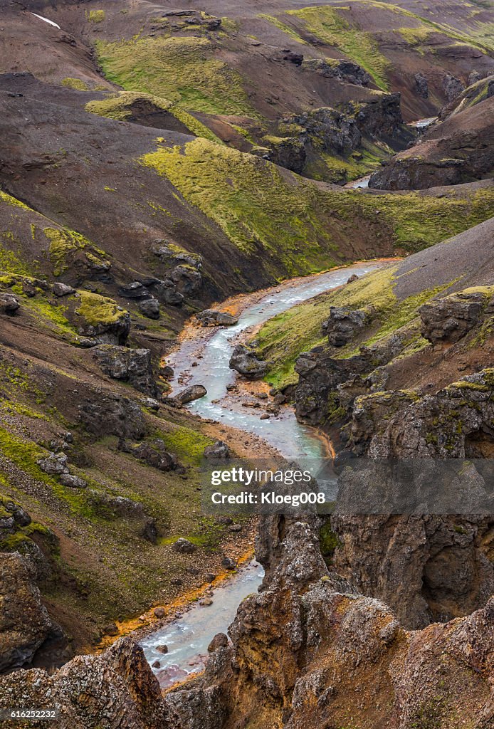River Mountains Kerlingarfjoll Iceland