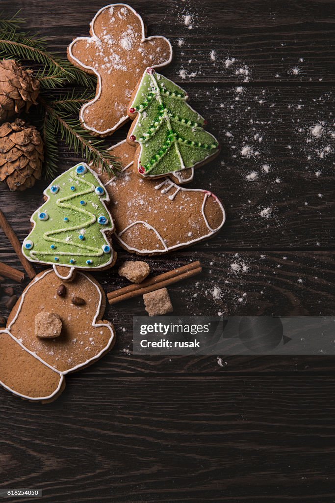 Neujahr hausgemachte Lebkuchen