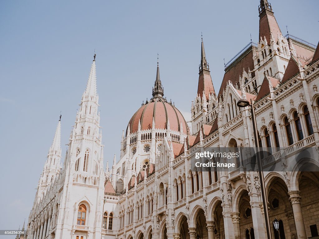 Hungarian Parliament Building in Budapest Hungary