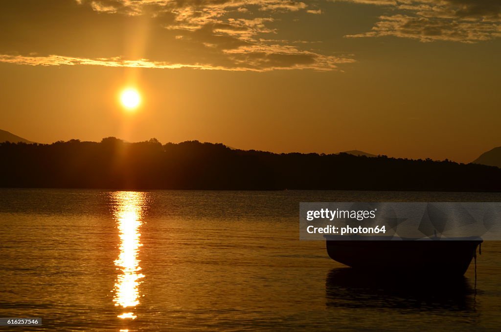 Sunrise over sea