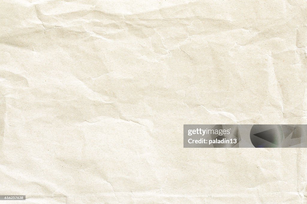 Old crumpled paper texture