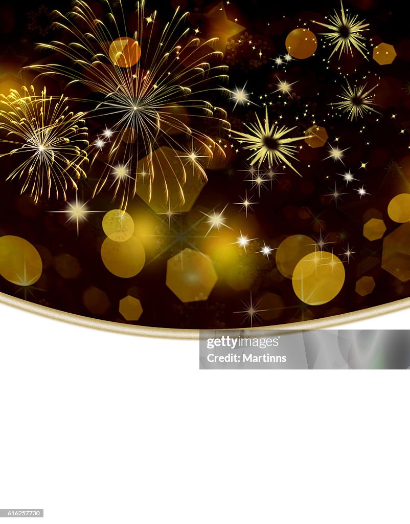 Gold colored holiday background