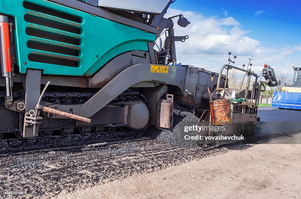 Industrial pavement truck