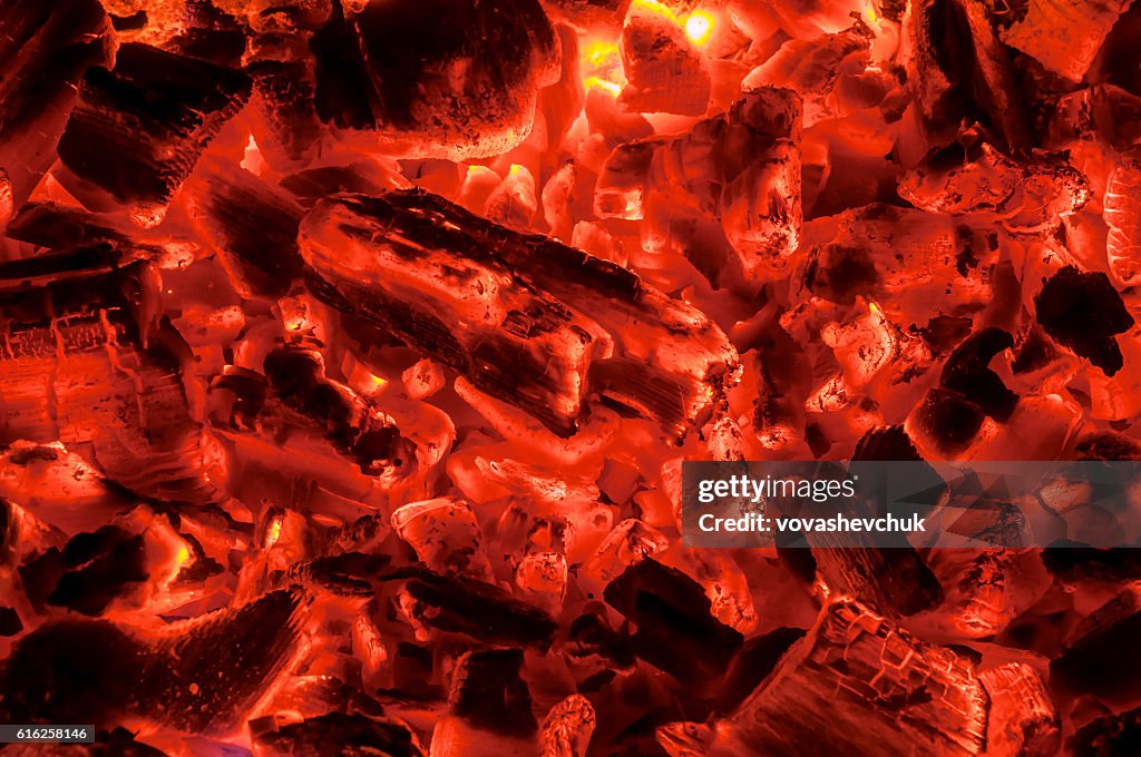Hot coals texture