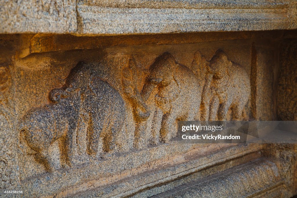 Old ruins of Hampi, Karnataka, India