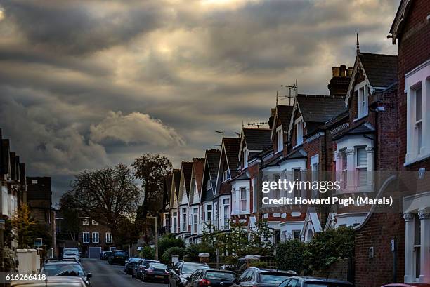 urban, rural and country landscapes of richmond park, london, uk - richmond upon thames stockfoto's en -beelden