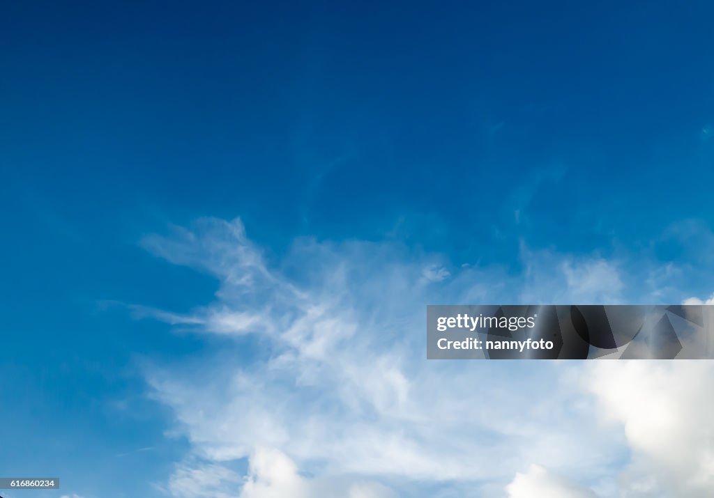 Sky and White cloud