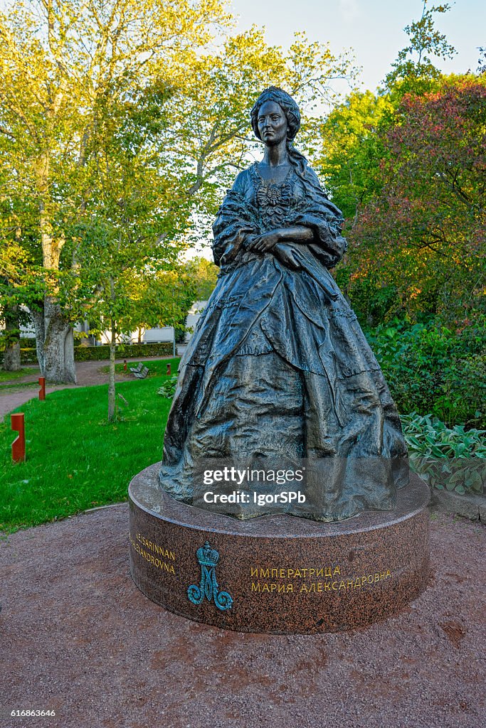 Monument à l’impératrice russe Maria Alexandrovna à Mariehamn