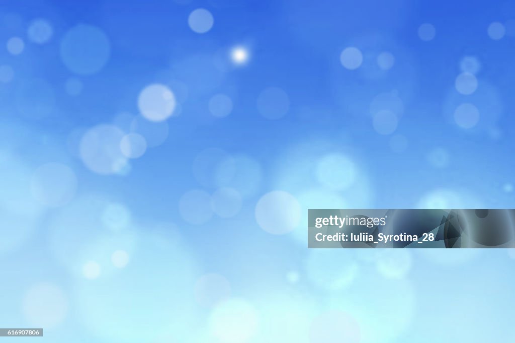 Blue abstract background blur.Holiday wallpaper.