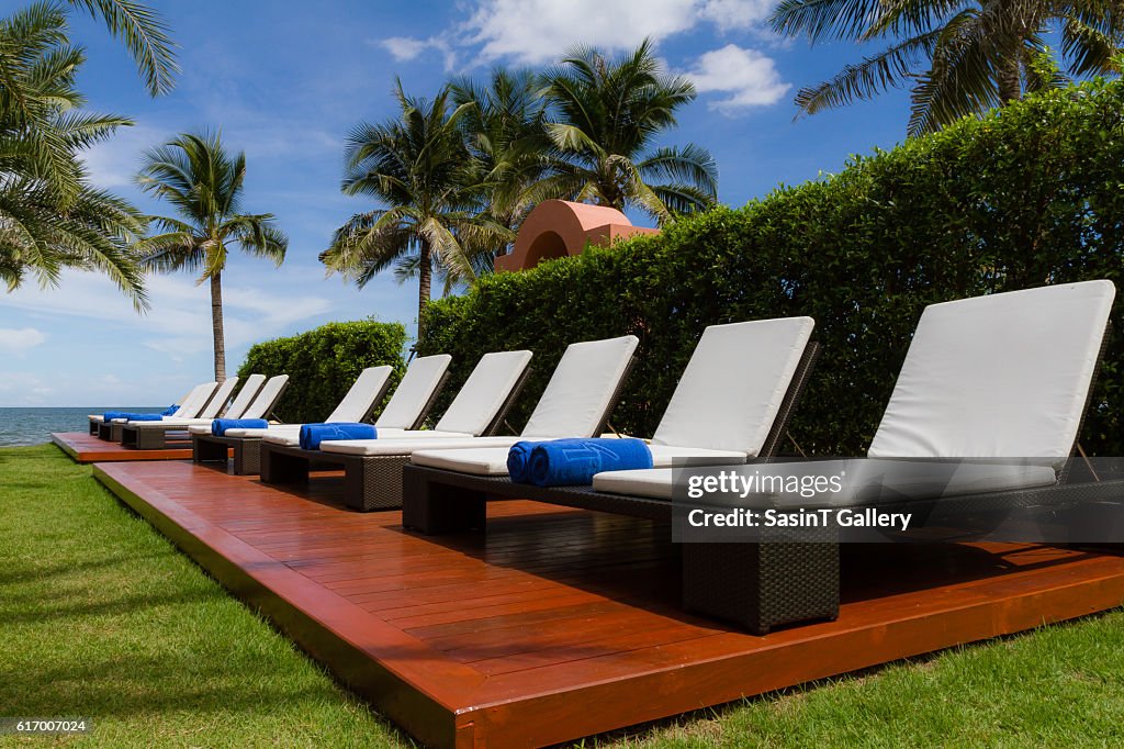 Couch in the garden