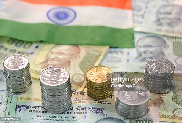 indian currency - india economy stockfoto's en -beelden