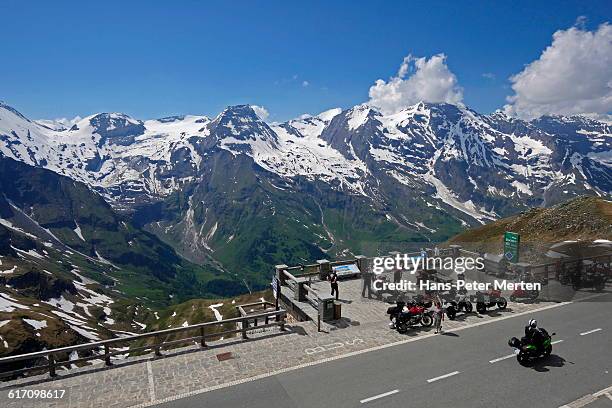 grossglockner high alpine road, austria - grossglockner stock-fotos und bilder