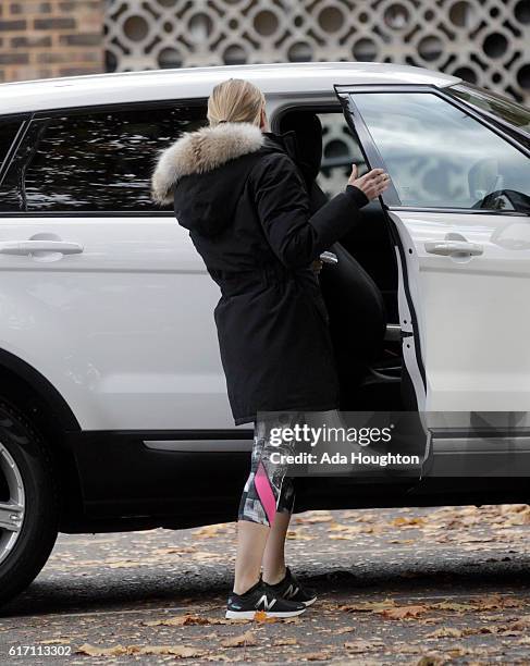 October 19th Joanne Froggatt sighting on October 19, 2016 in London, England.