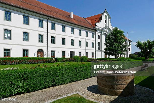 benedictine monastery rott abbey, rott am inn - peter wells stock pictures, royalty-free photos & images