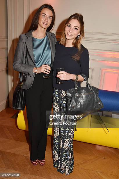 Justine Ricard attend 'Le Bal Jaune 2016' : Dinner Party At Hotel Salomon de Rothschild As part of FIAC 2016 - International Contemporary Art Fair y...