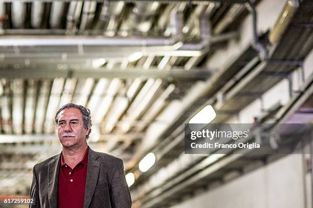 Director Victor Gaviria poses for 'La Mujer Del Animal' - The Animal's Wife portrait session during the 11th Rome Film Festival on October 21, 2016...