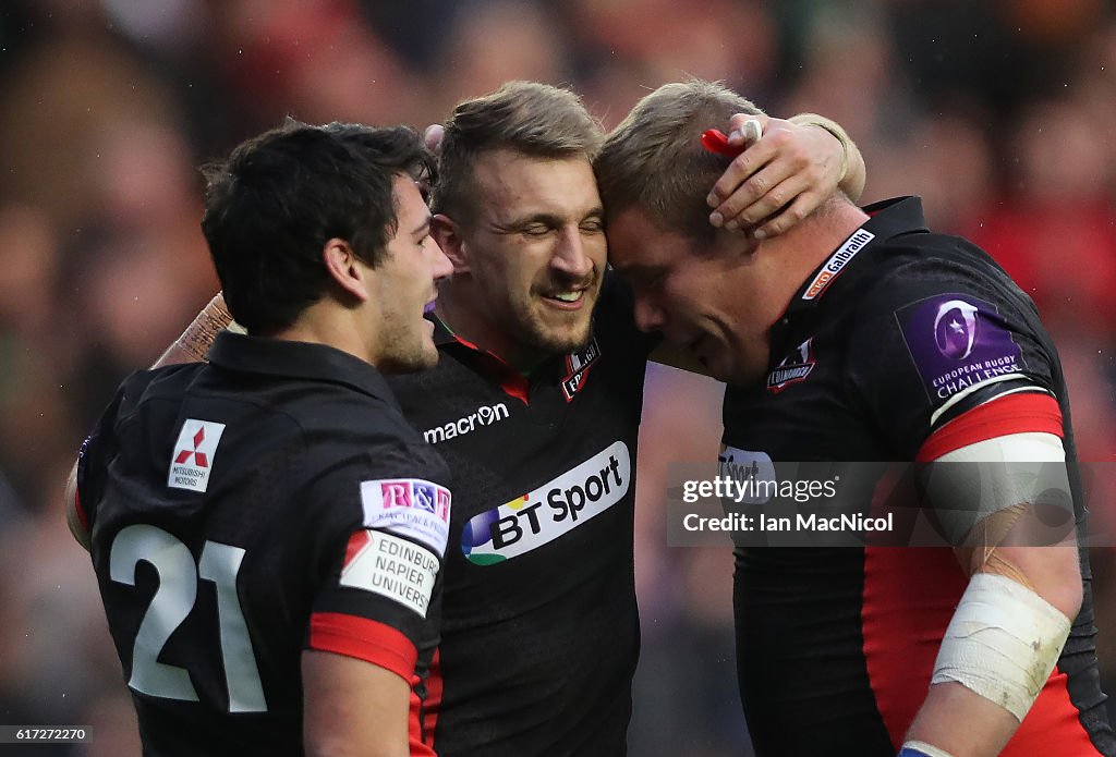 Edinburgh Rugby v Harlequins - European Rugby Challenge Cup