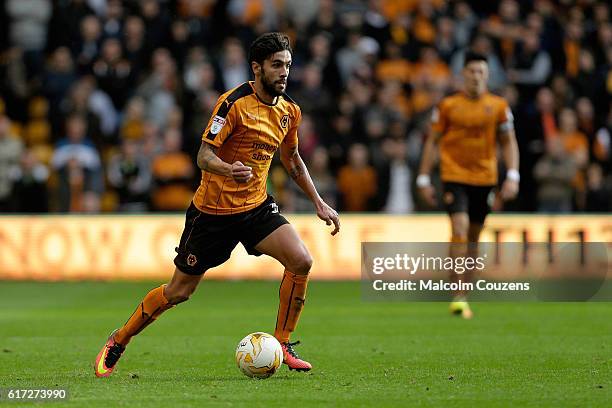 Silvio sa Pereira of Wolverhampton Wanderers in action during the Sky Bet Championship game between Wolverhampton Wanderers and Leeds United at...