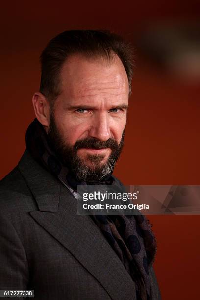 Ralph Fiennes walks a red carpet for 'The English Patient - Il Paziente Inglese' during the 11th Rome Film Festival at Auditorium Parco Della Musica...