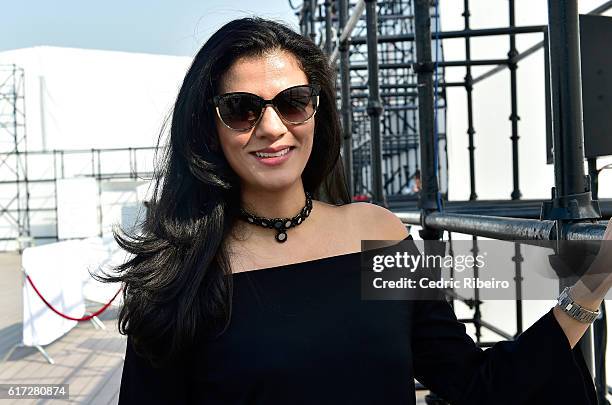 Ritu Upadhyay attends Fashion Forward Spring/Summer 2017 at the Dubai Design District on October 22, 2016 in Dubai, United Arab Emirates.