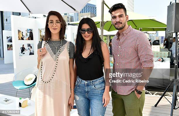 Guests attend Fashion Forward Spring/Summer 2017 at the Dubai Design District on October 22, 2016 in Dubai, United Arab Emirates.