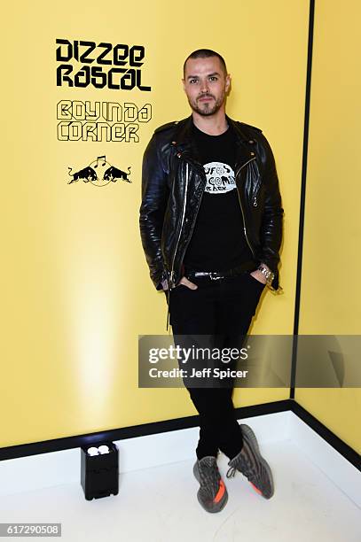 Matt Willis attends Dizzee Rascal: Boy In Da Corner Live at Copper Box Arena as part of the Red Bull Music Academy UK Tour on October 22, 2016 in...